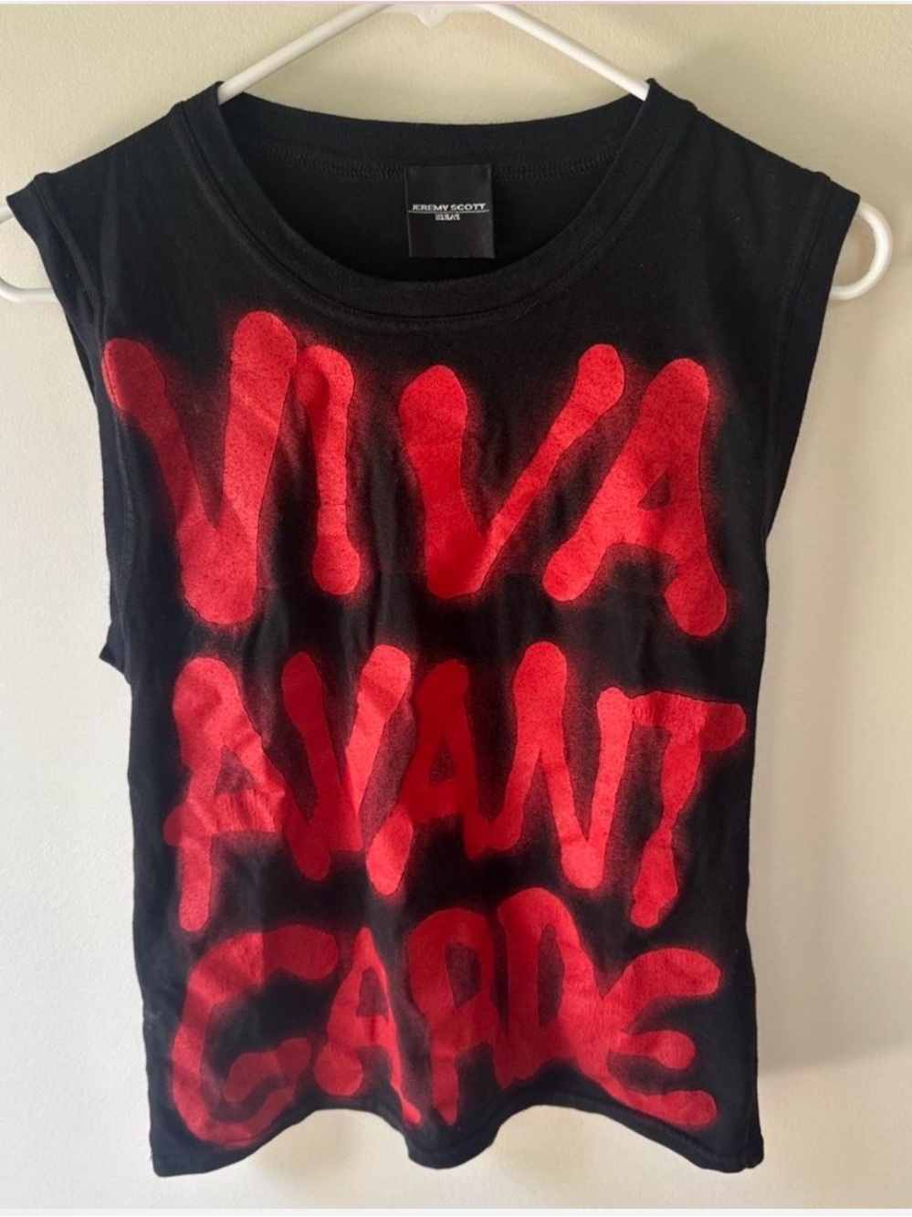 Rare vintage Jeremy Scott viva avant garde tank xs/s